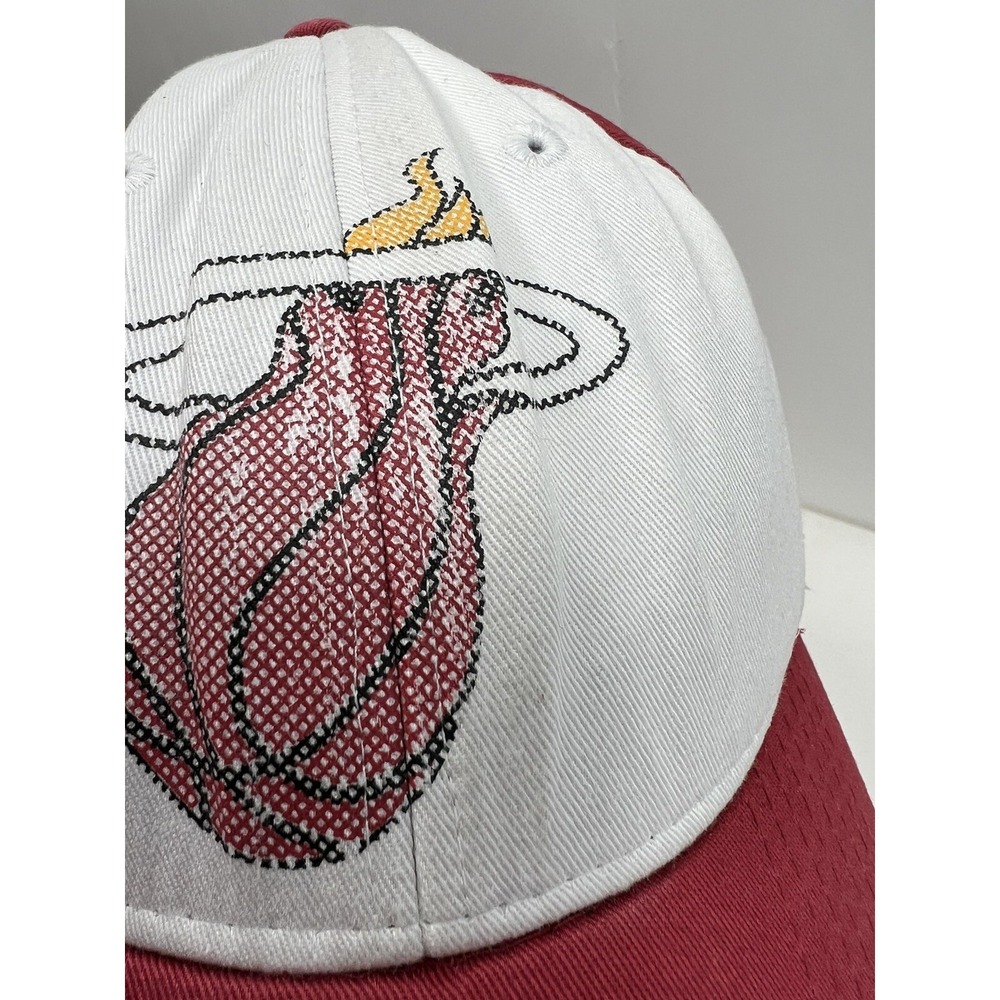Miami‎ Heat Adidas NBA One Size Snapback Baseball Hat Cap Adjustable - Picture 4 of 9